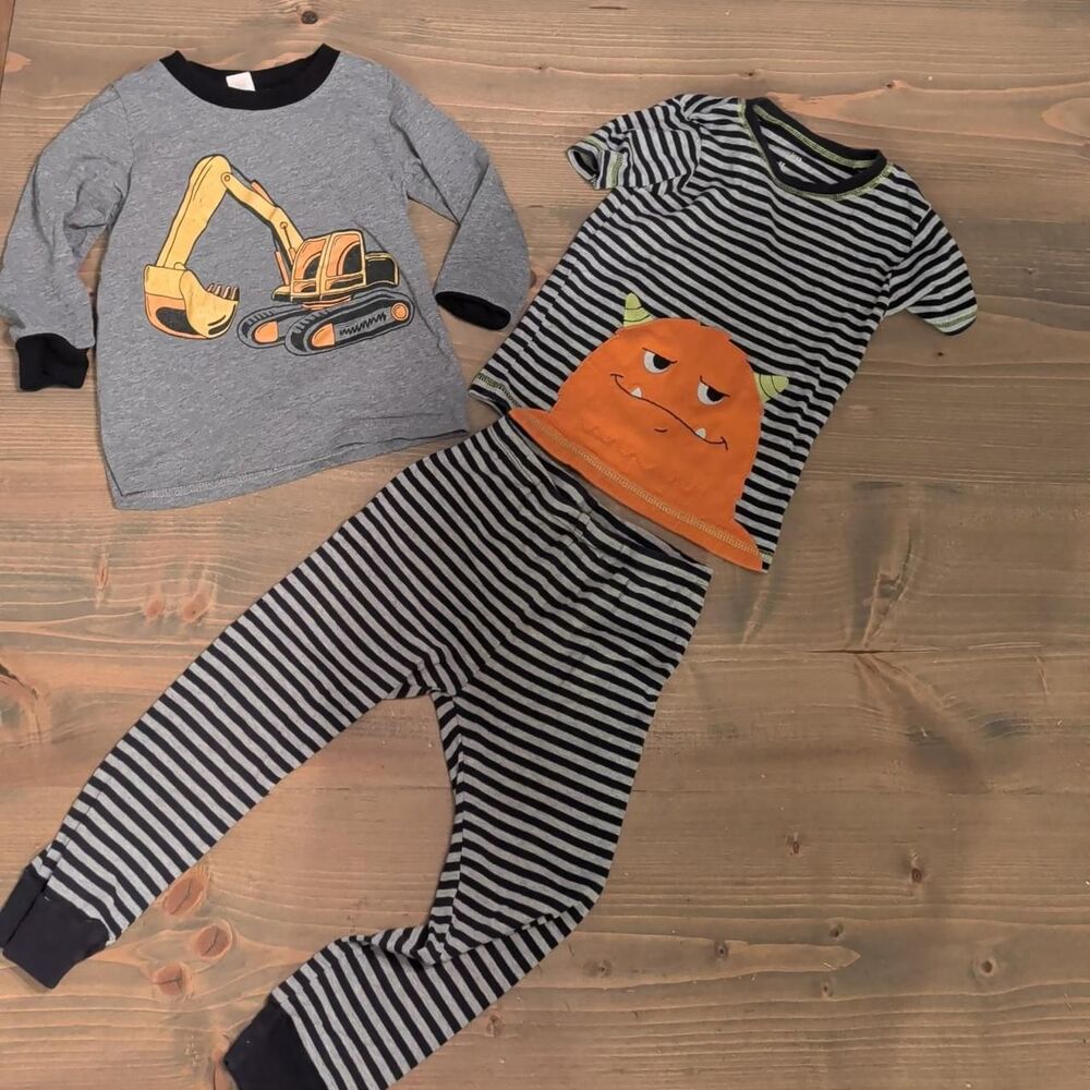 3T toddler boys pajama sets